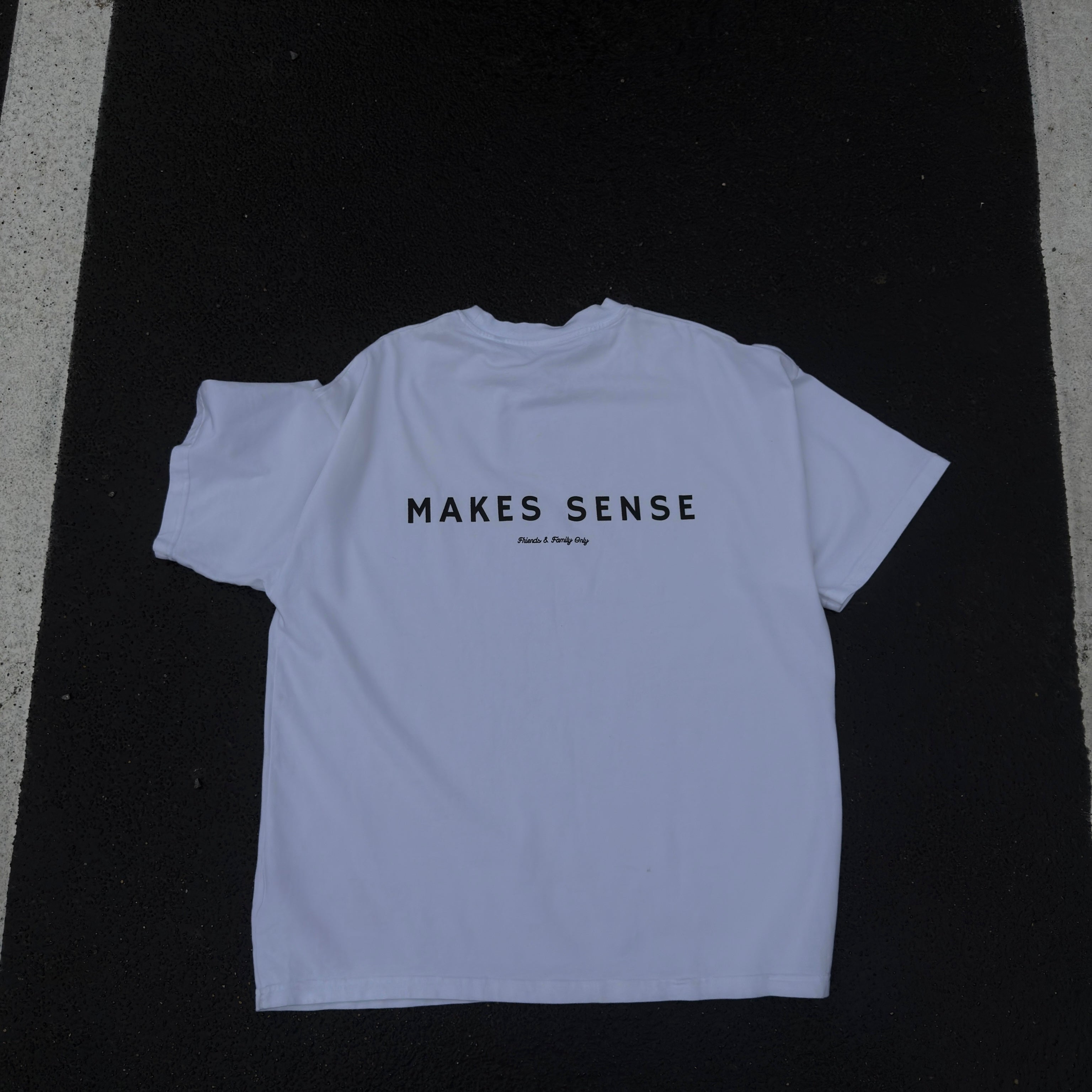 Friends & Family Only T-Shirt Pearl White